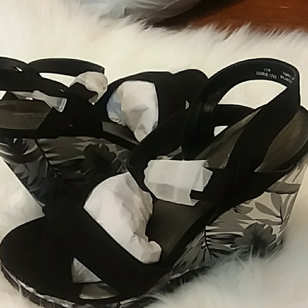 Cloudwalker doris suede upper print wedge
